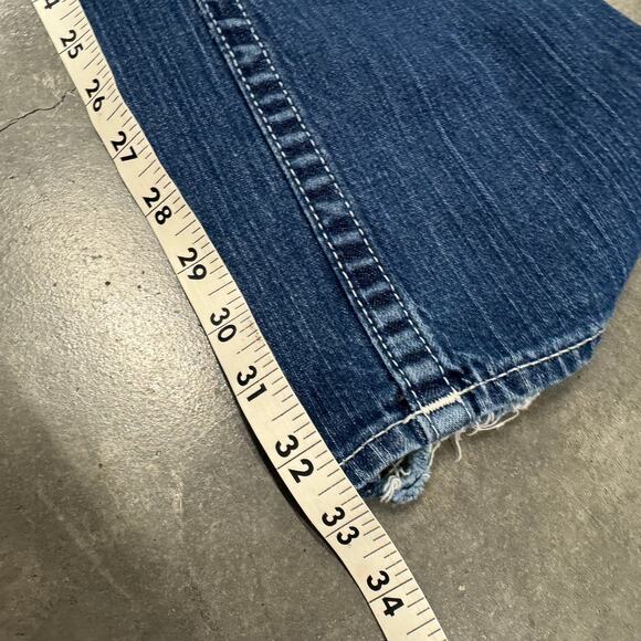 Vintage Y2K True Religion Fully Rhinestone Mcbling Billy Jean Flap Pocket 31 - Picture 8 of 9